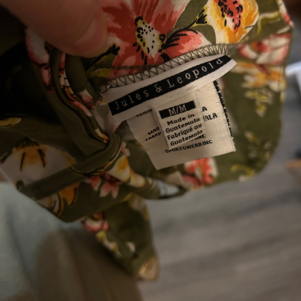 Floral Cropped Pants